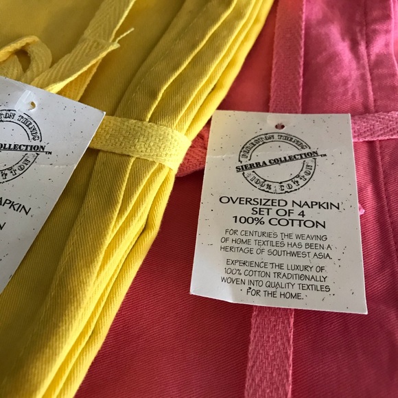 Sierra Collection Oversized Napkins.  100% Cotton. - Picture 2 of 3